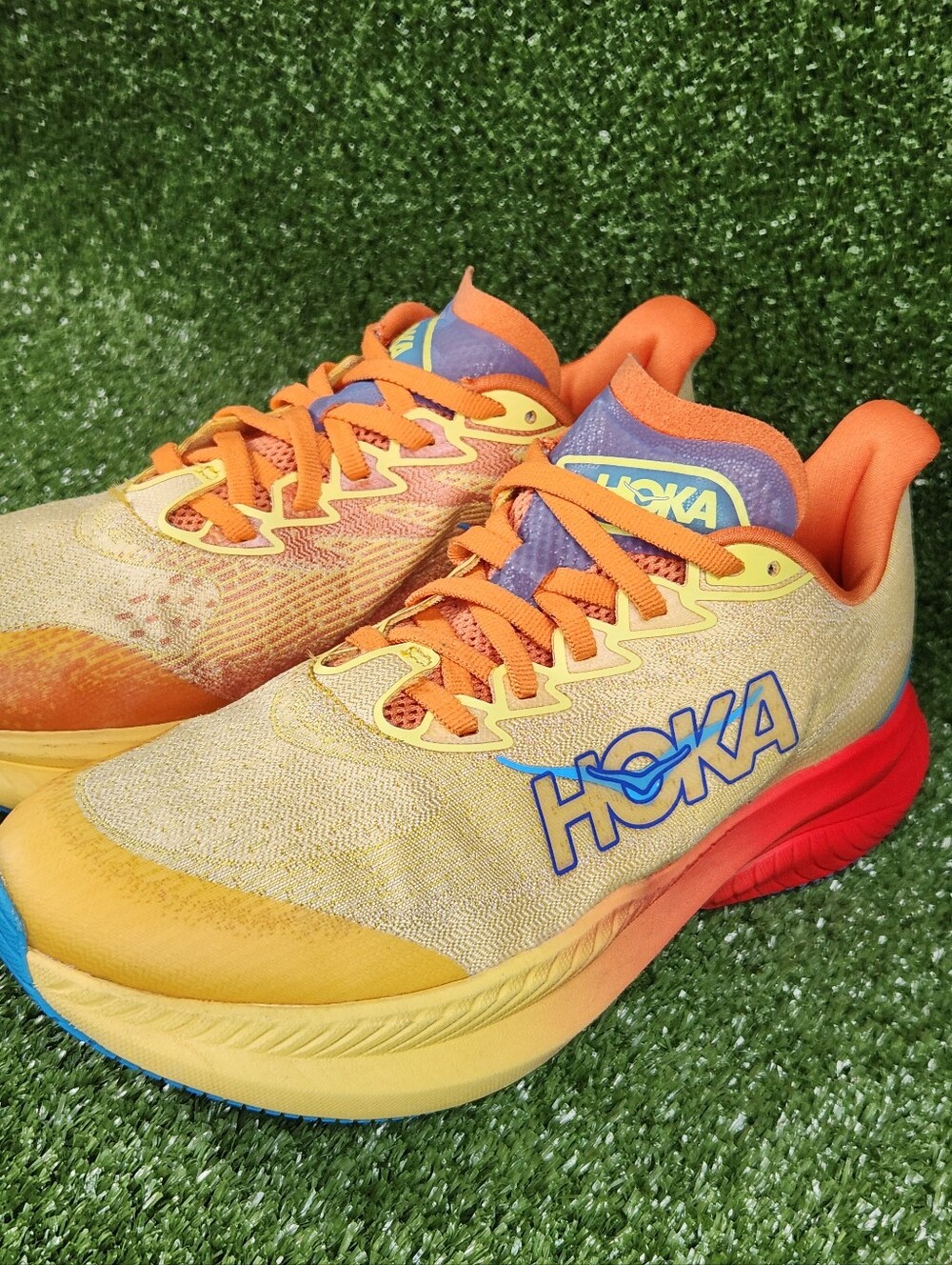 Hoka March 6 Big Boys Size 4.5 Youth Athletic Running Cushioned Shoes Sneakers - Picture 14 of 15